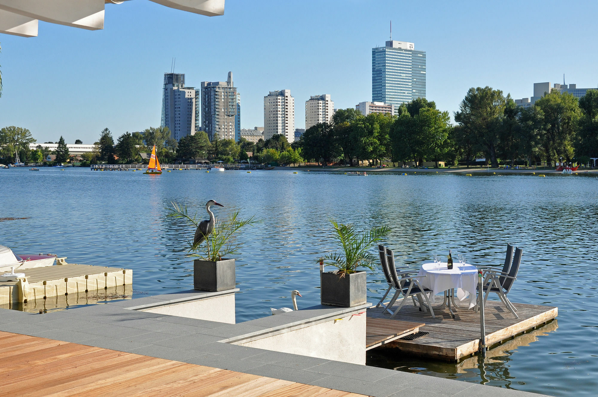 Ajo Apartments - Alte Donau Waterfront - Self-Check-In Viena Exterior foto