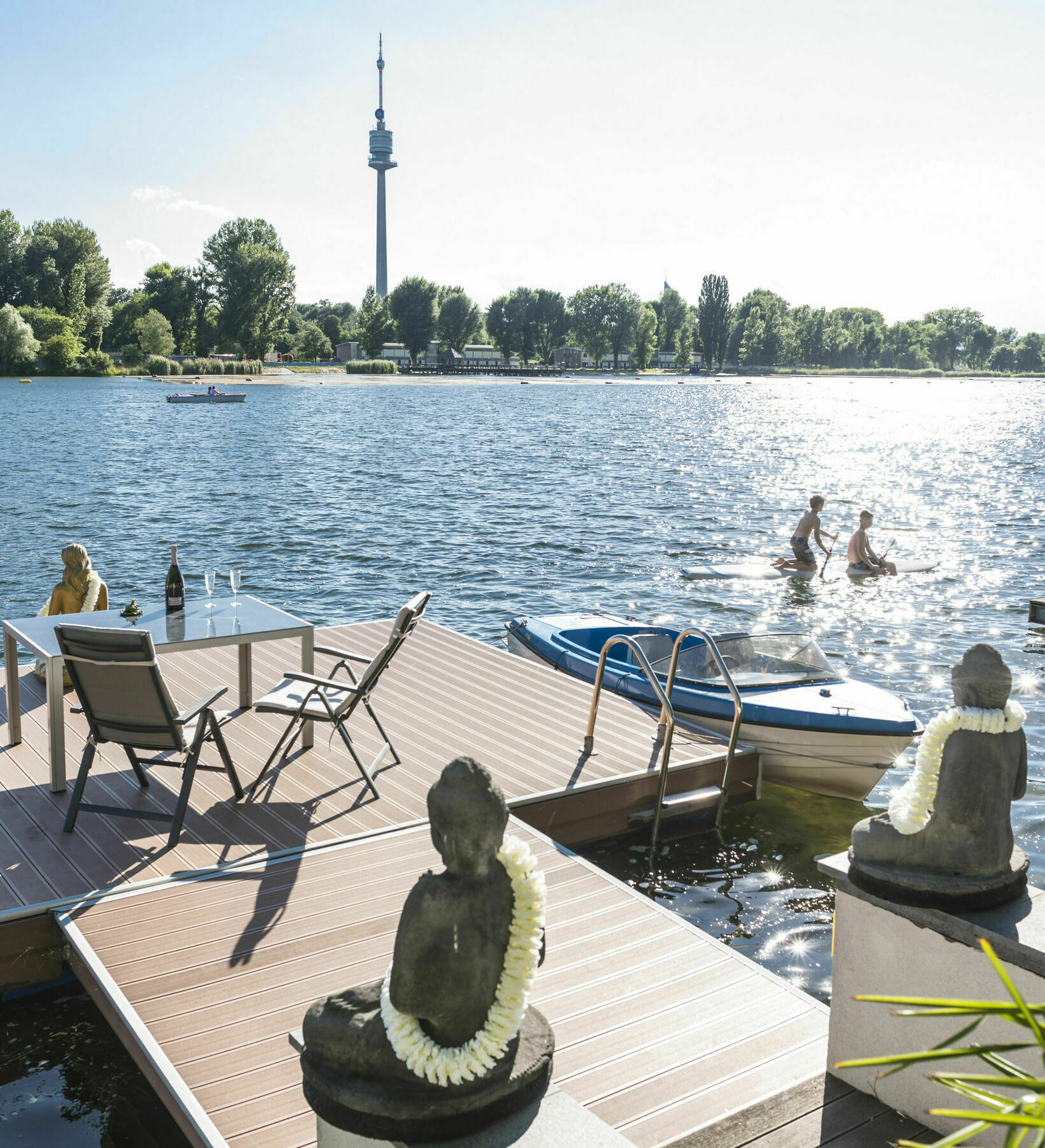 Ajo Apartments - Alte Donau Waterfront - Self-Check-In Viena Exterior foto
